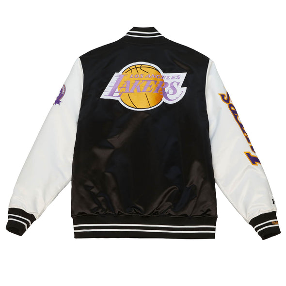 Mitchell & Ness Los Angeles Lakers Team Origins Varsity Satin Jacket