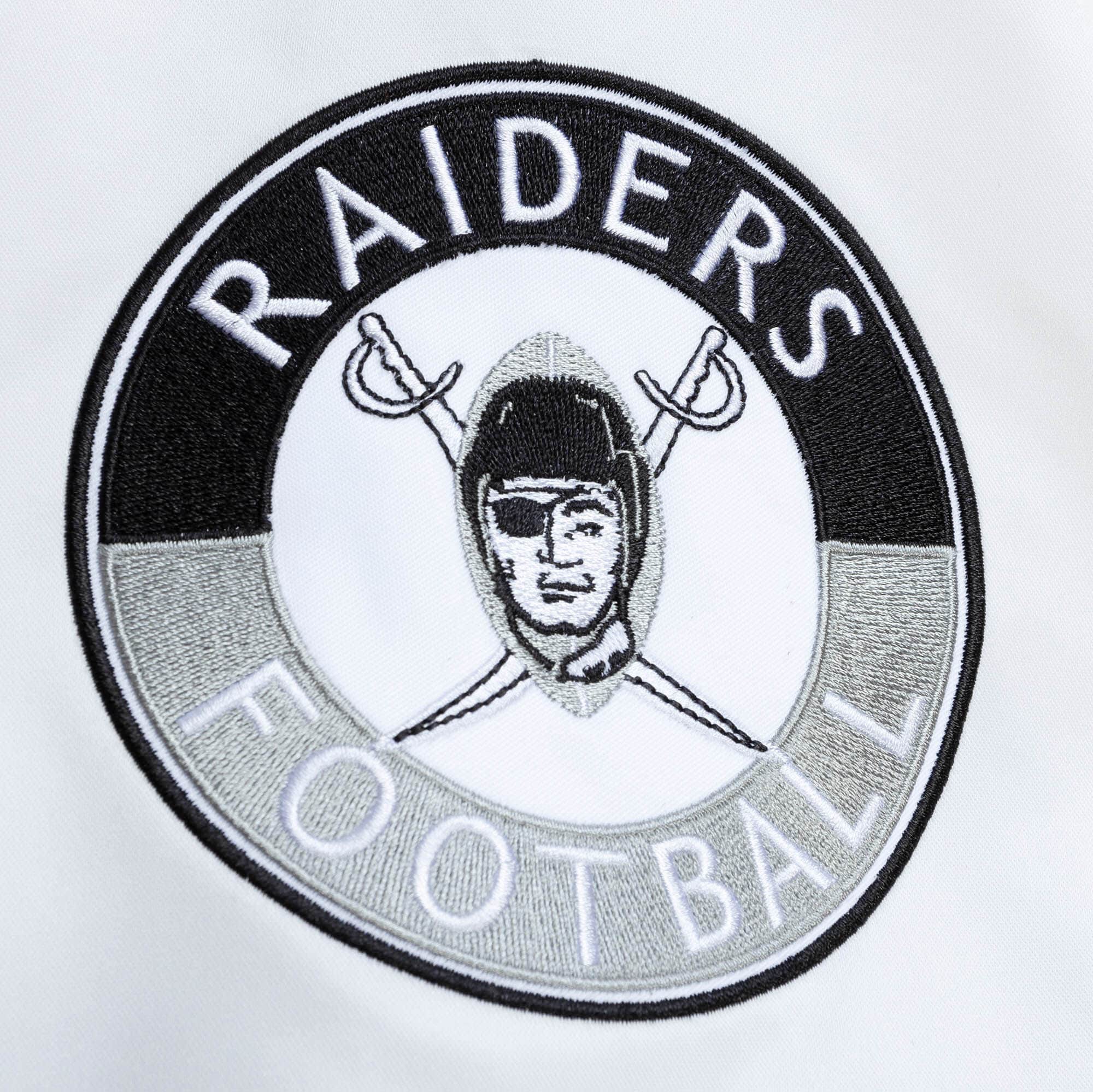 Mitchell &amp; Ness Oakland Raiders City Collection Lightweight Satin Jacket