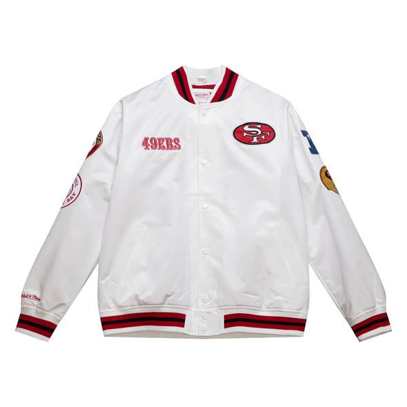 Mitchell & Ness San Francisco 49ers City Collection Lightweight Satin Jacket