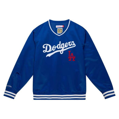 Mitchell & Ness Los Angeles Dodgers Sideline Pullover Satin Jacket