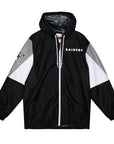 Oakland Raiders NFL Throw It Back Full Zip Windbreaker Hood