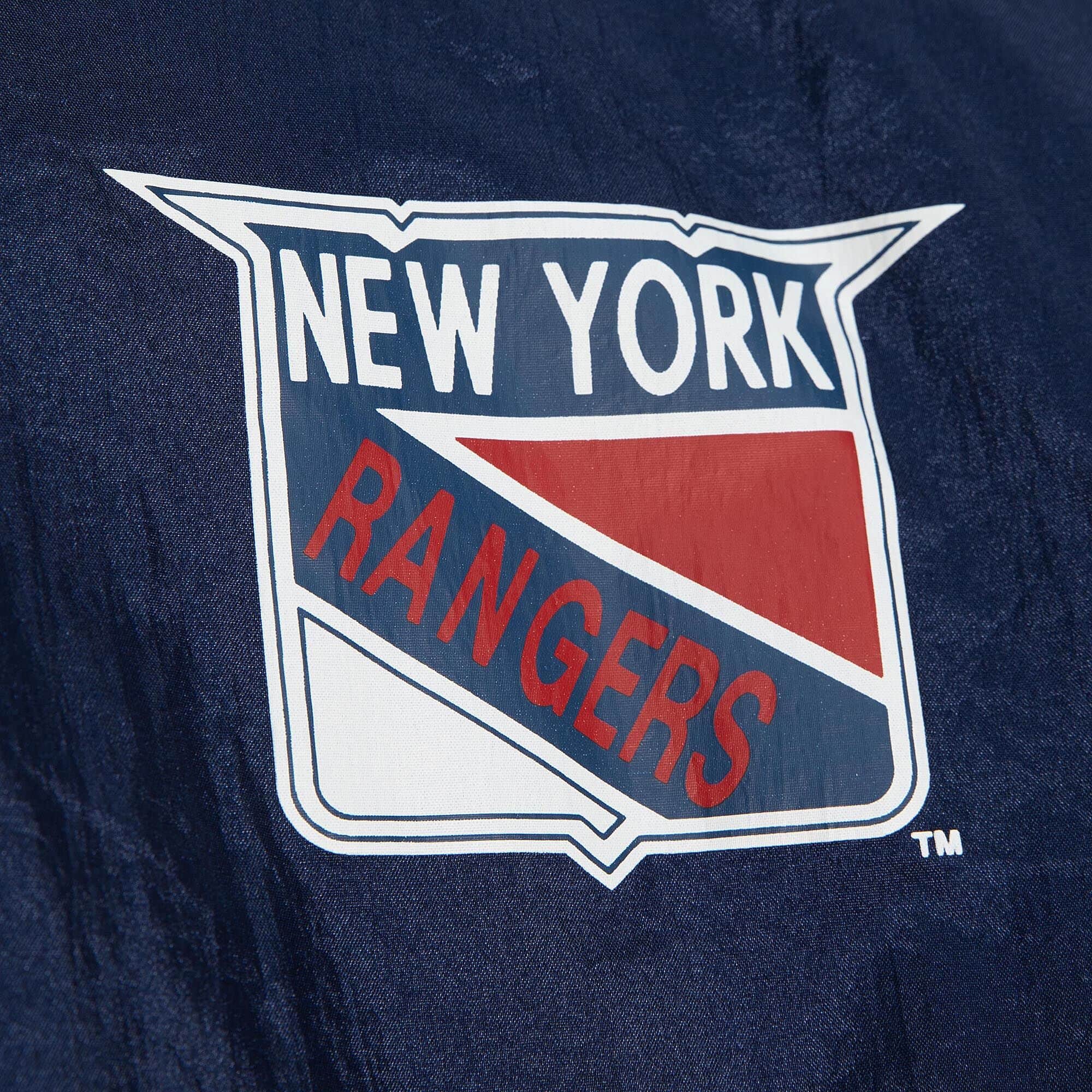 Mitchell &amp; Ness New York Rangers Undeniable Full Zip NHL Windbreaker Hood