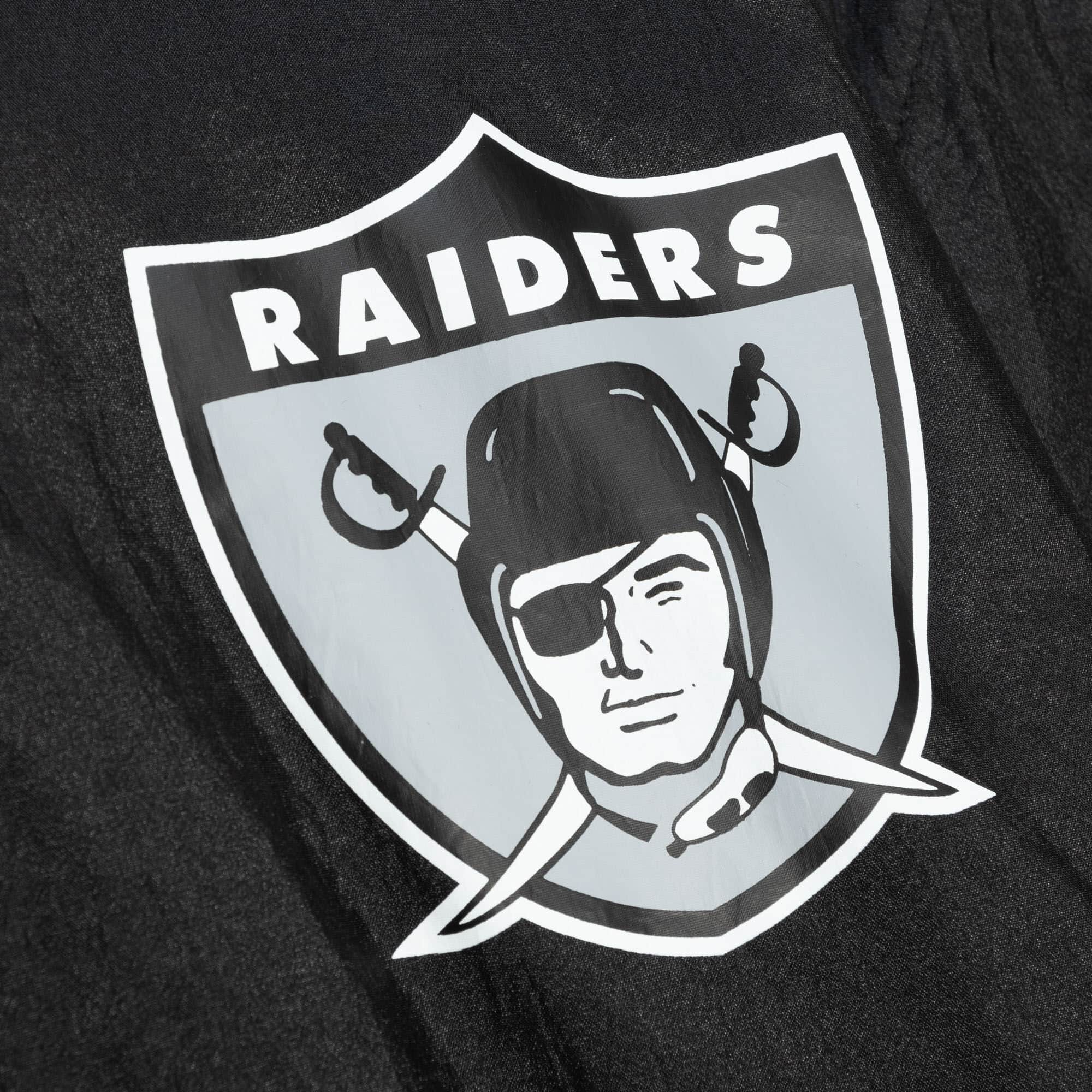 Mitchell &amp; Ness Oakland Raiders Undeniable Full Zip NFL Windbreaker Hood
