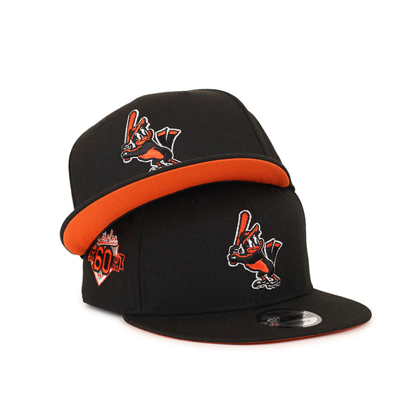 Baltimore Orioles Swinging Oriole 60th Anniversary SP 9Fifty Snapback