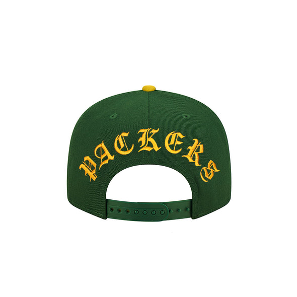 Green Bay Packers Black Letter Arch 9Fifty Snapback