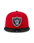 Las Vegas Raiders Scarlet Red Black 2 Tone 9Fifty Snapback