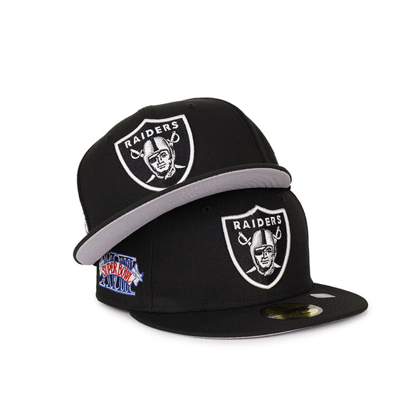 Las Vegas Raiders Super Bowl XVIII Patch Up 59Fifty Fitted