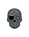CrownMinded Las Vegas Raiders Grey Black Skull Cap Pin