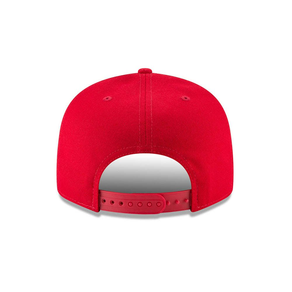 Las Vegas Raiders Scarlet Red On Black 9Fifty Snapback