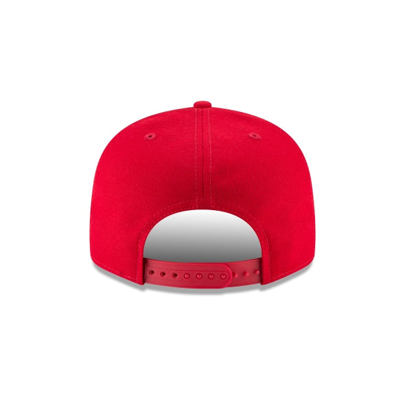 California Angels Scarlet Red On Black 9Fifty Snapback