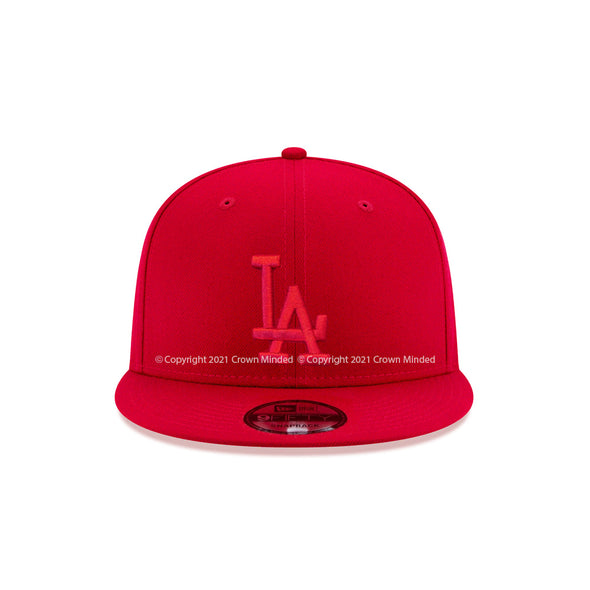 Los Angeles Dodgers Scarlet Red Tonal 9Fifty Snapback
