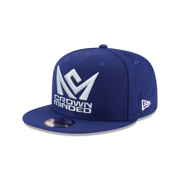 CrownMinded Royal Blue on White 9Fifty Snapback w/ Pin