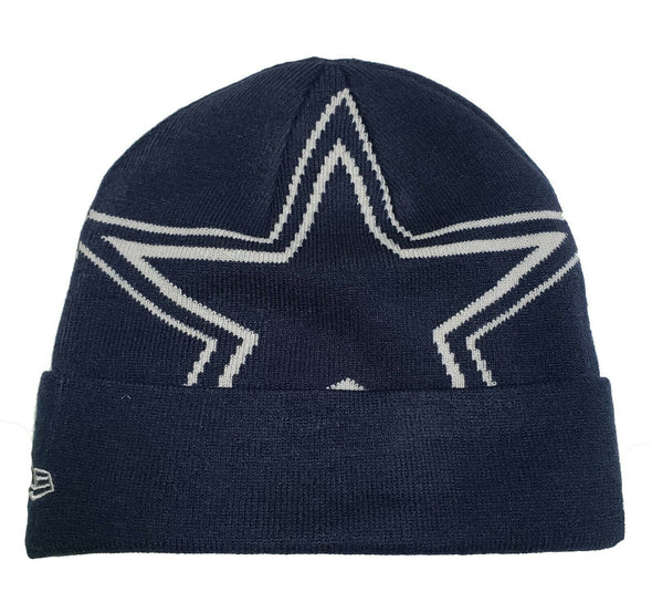 Dallas Cowboys New Era Mens Logo Whiz Knit Hat