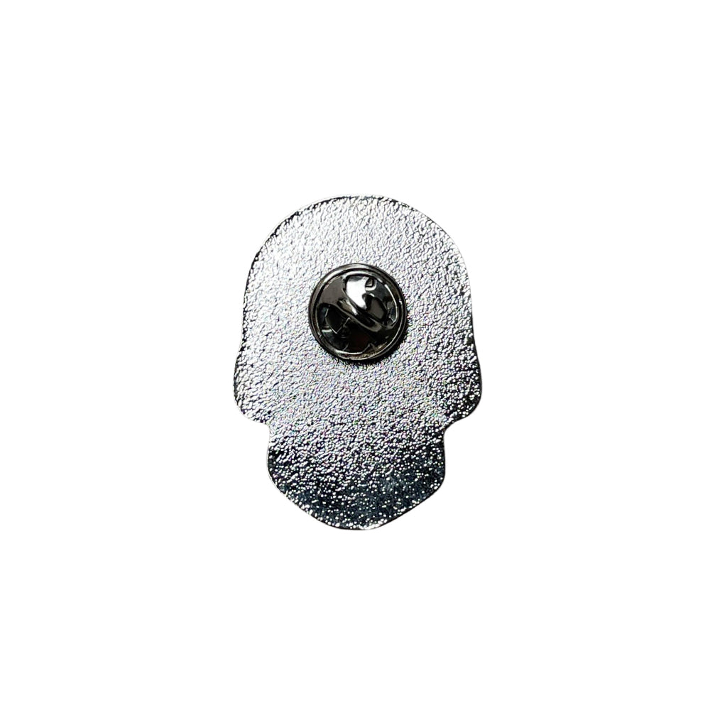 CrownMinded Las Vegas Raiders Black Chrome Skull Cap Pin