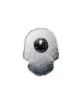 CrownMinded Las Vegas Raiders Black Chrome Skull Cap Pin
