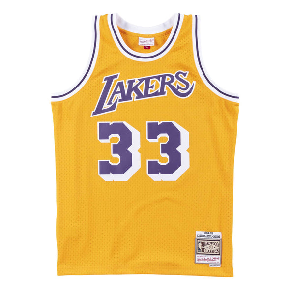 Los Angeles Lakers Kareem Abdul-Jabbar Swingman Jersey 1984-1985