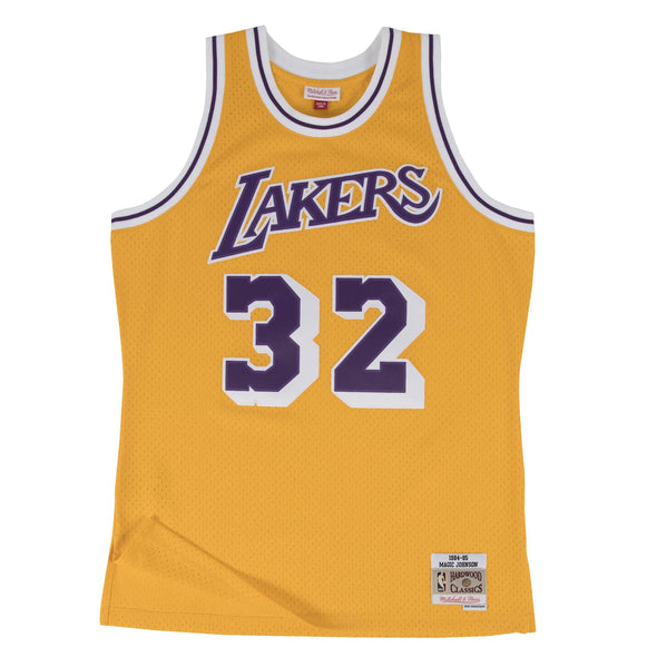 Los Angeles Lakers Magic Johnson 1984 - 1985 Swingman Jersey