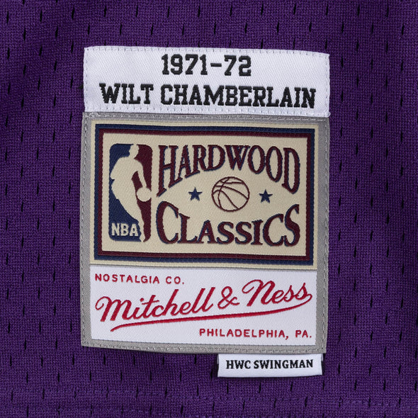 Los Angeles Lakers Wilt Chamberlain 1971 - 1972 Swingman Jersey