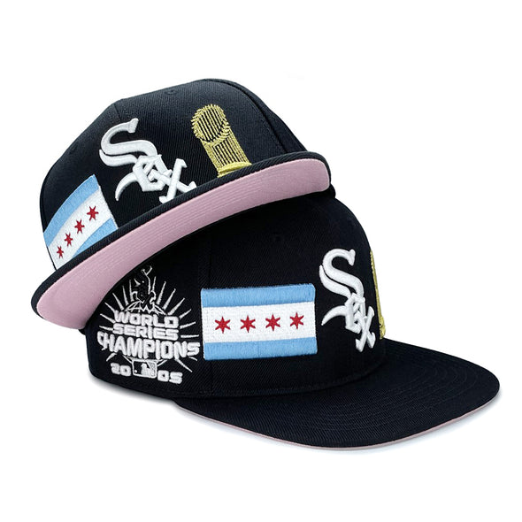Pro Standard Chicago White Sox City Double Front Logo 2005 World Series Side Patch Snapback