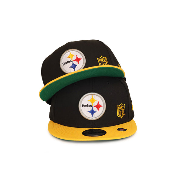 Pittsburgh Steelers Black Letter Arch 9Fifty Snapback