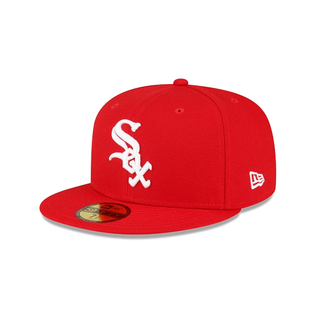 Chicago White Sox Scarlet Red White ASG Side Patch 59Fifty Fitted