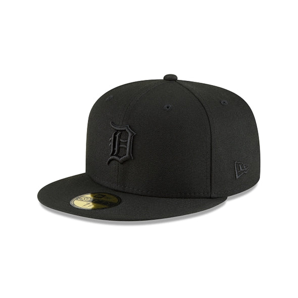 Detroit Tigers Black on Black 2022 59Fifty Fitted