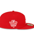 San Francisco Giants Scarlet Red White 2010 WS Side Patch 59Fifty Fitted