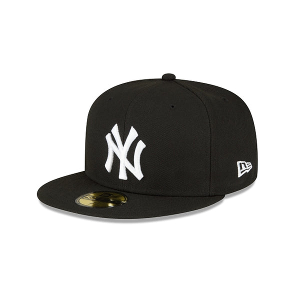 New York Yankees Black White 1998 WS Side Patch 59Fifty Fitted