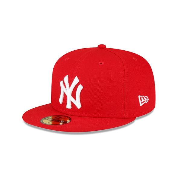 New York Yankees Scarlet Red White ASG Side Patch 59Fifty Fitted