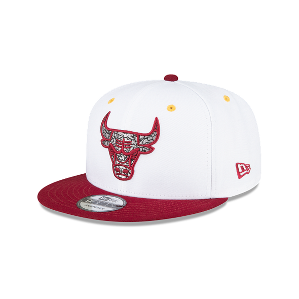 Chicago Bulls 6X Champions White Red 9Fifty Snapback