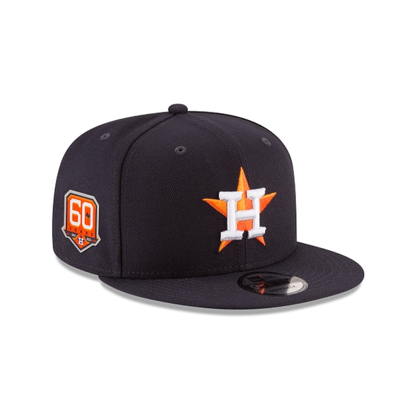 Houston Astros 60th Anniversary Side Patch 9Fifty Snapback