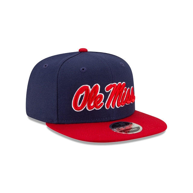 Ole Miss Rebels College Team Color 9Fifty Snapback