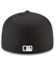 New York Yankees MLB Basic Black on White 59Fifty Fitted Hat